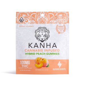KANHA | Peach – Hybrid Gummies – 100mg