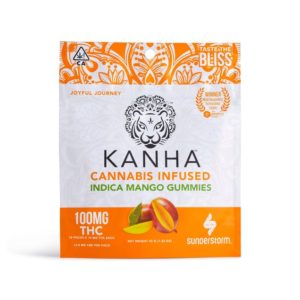 KANHA | Mango – Indica Gummies – 100mg