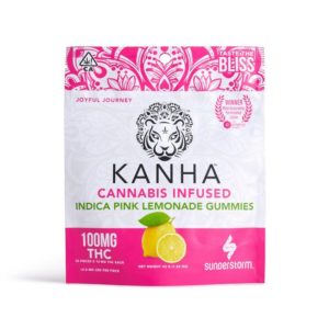 KANHA | Pink Lemonade – Indica Gummies – 100mg
