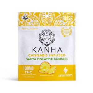 KANHA | Pineapple – Sativa Gummies – 100mg