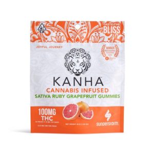 KANHA | Grapefruit – Sativa Gummies – 100mg