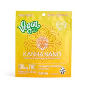 KANHA | Luscious Lemon – Sativa Nano Vegan Gummies – 100mg