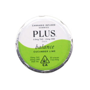 PLUS | Balance – Cucumber Lime 2:1 THC/CBD