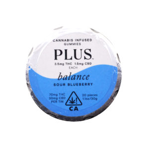 PLUS | Balance – Sour Blueberry 2:1 THC/CBD