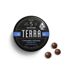 KIVA | Terra Blueberry Bites – 100mg