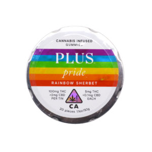 PLUS | Pride Rainbow Sherbet – 100mg