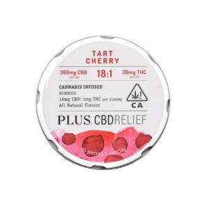 PLUS | Relief – Tart Cherry 18:1 CBD/THC – 380mg
