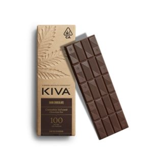 KIVA | Dark Chocolate Bar – 100mg