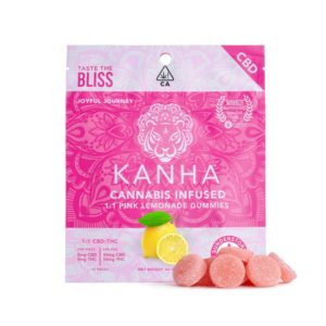 KANHA | Pink Lemonade 1:1 CBD Gummies