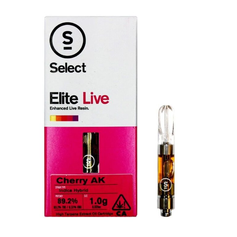 Select Cherry Ak Elite Live Resin Cartridge 10g 9068