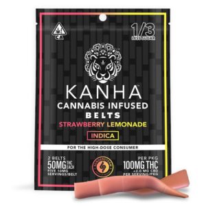 KANHA | Strawberry Lemonade – Indica Belts – 100mg