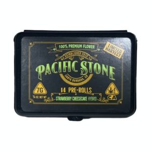 PACIFIC STONE | Strawberry Cheesecake – 14 Hybrid Pre Rolls – Pack