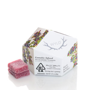 WYLD | Huckleberry Hybrid Enhanced Gummies – 100mg