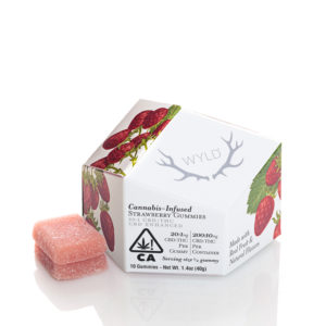 WYLD | Strawberry 20:1 CBD Enhanced Gummies – 100mg