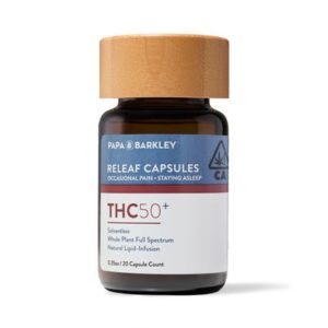 PAPA & BARKLEY | THC 50 Releaf Capsules – 20ct