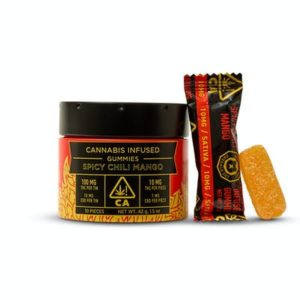 EMERALD SKY | Live Resin Infused Spicy Chili Mango Gummies – 100mg