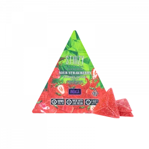 STIIIZY | Sour Strawberry Gummy Triangles – 90mg
