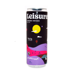 LEISURETOWN | Cherry Vanilla – Infused Seltzer – 2.5mg THC/5mg CBD