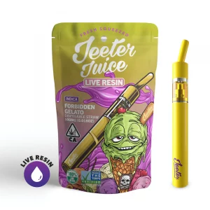 JEETER | Forbidden Gelato – Jeeter Juice Live Resin Disposable Straw – 0.5g