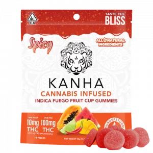 KANHA | Fuego Fruit Cup – Indica Gummies – 100mg