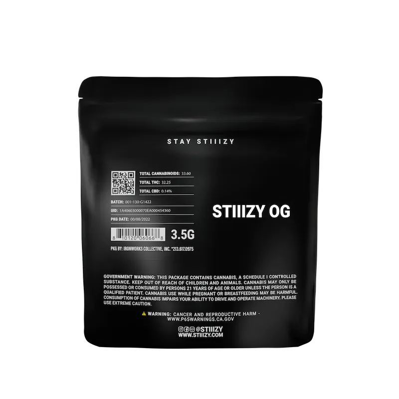 STIIIZY | STIIIZY OG - Black Label - 3.5g - Https://overlanddelivery.com